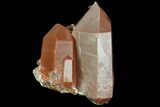 Natural, Red Quartz Crystal Cluster - Morocco #88917-1